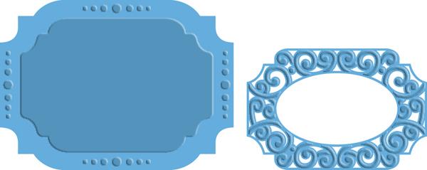 Marianne Design: Creatables Dies - Oval Label Die-1
