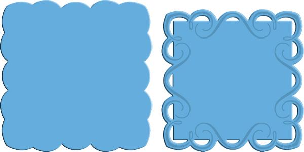 Marianne Design: Creatables Dies - Elegant Square-1