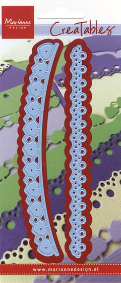 Marianne Design: Creatables Dies - Hearts & Cotton Lace-1
