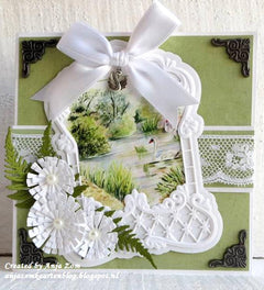 Marianne Design: Creatables Dies - Anja's Label Frame & Flowers-4