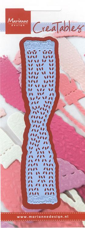 Marianne Design: Creatables Dies - Knitted Scarf-1