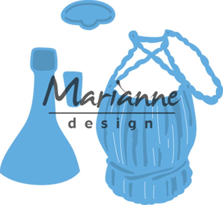 Marianne Design Tiny's Wine Bottle-2