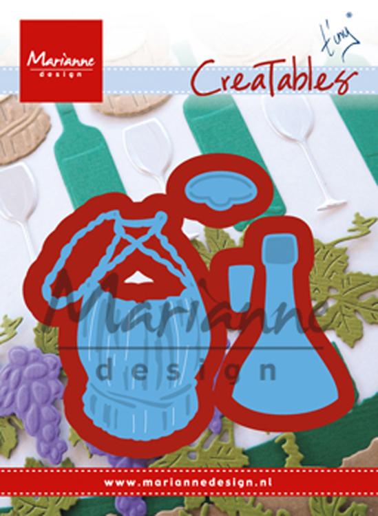 Marianne Design Tiny's Wine Bottle-1