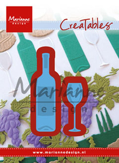 Marianne Design Horizon: Bottle and Glass-1