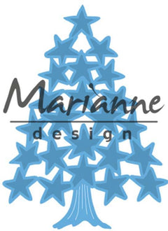 Marianne Design Creatables Tiny's Christmas Tree with Stars-2