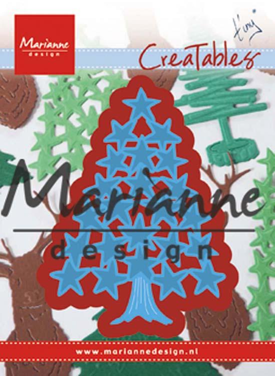 Marianne Design Creatables Tiny's Christmas Tree with Stars-1