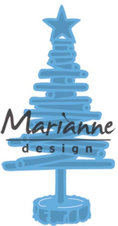 Marianne Design Creatables Tiny's Christmas Tree Wood-2