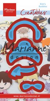 Marianne Design Creatables Kim's Buddies Winter Set-1