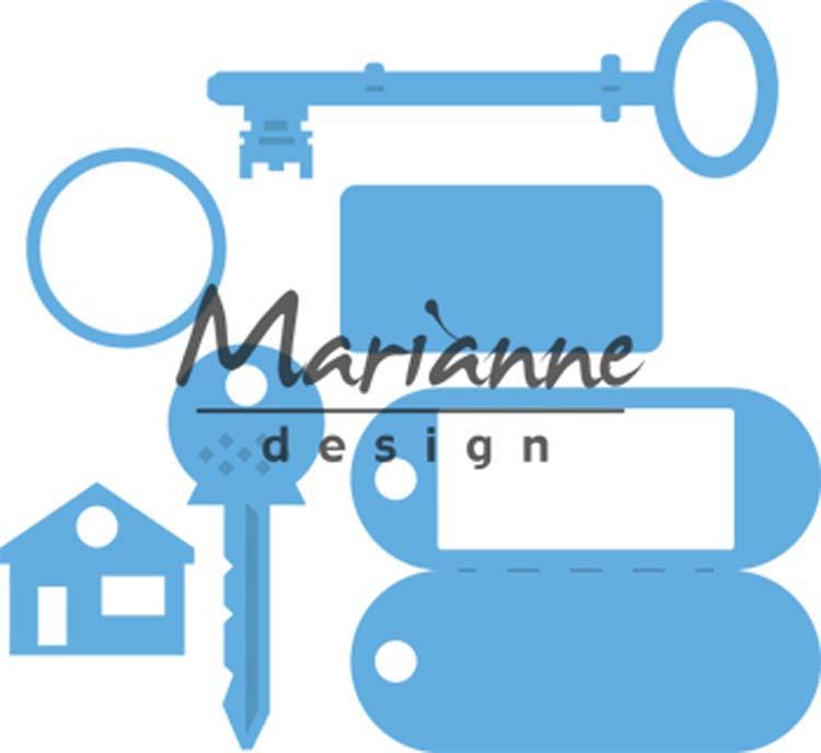 Marianne Design Creatables Key Ring-2
