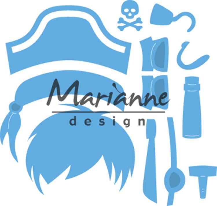 Marianne Design Creatables Kim's Buddies Pirate-1