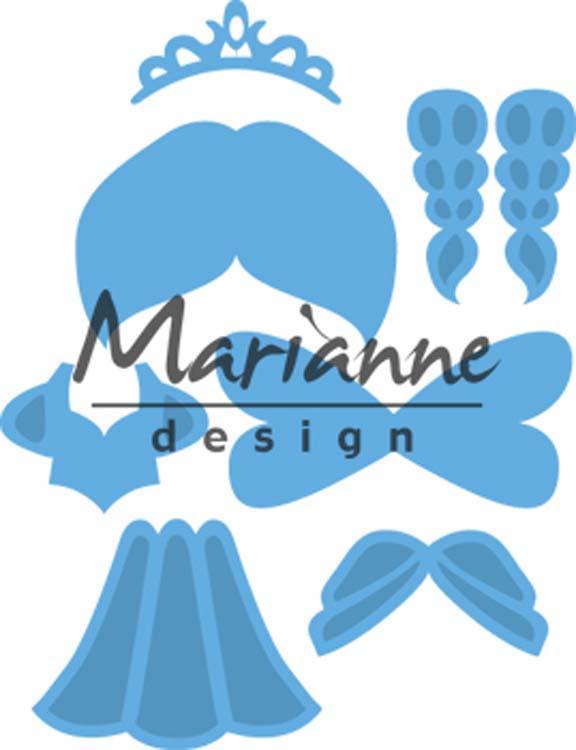 Marianne Design Creatables Kim's Buddies Princess-2