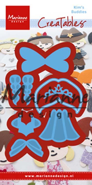 Marianne Design Creatables Kim's Buddies Princess-1