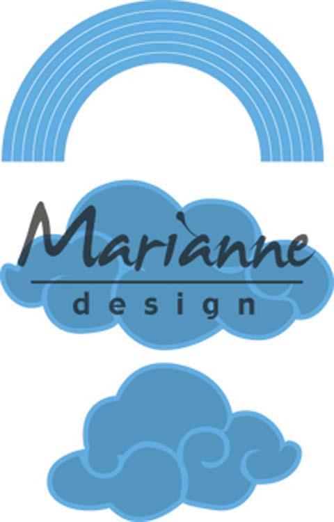 Marianne Design Creatables Rainbow & Clouds-2