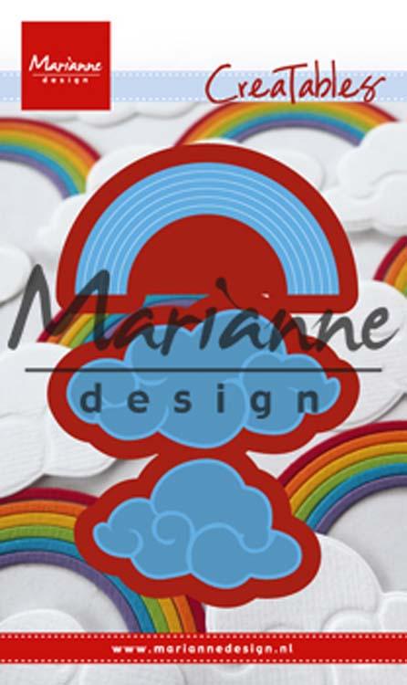 Marianne Design Creatables Rainbow & Clouds-1