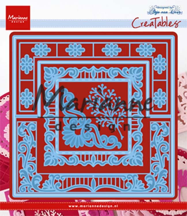 Marianne Design Creatables Anja's Lacy Folding Die: Square-2