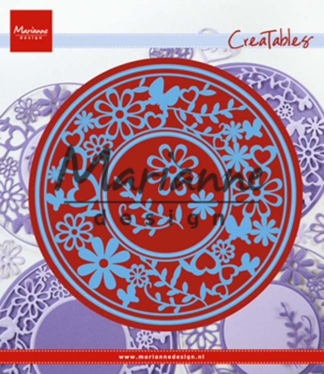 Marianne Design Creatables Flower Frame Round-1