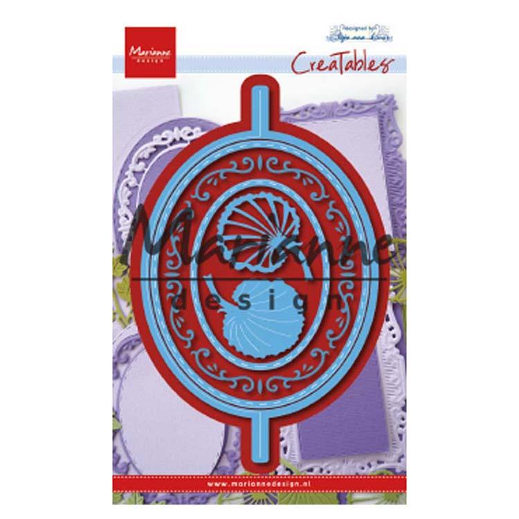 Marianne Design Creatables Anja's Vertical Folding Die - Oval-1