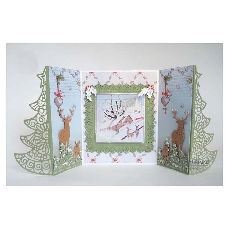 Marianne Design Creatables Gate Folding Dies - Christmas-2