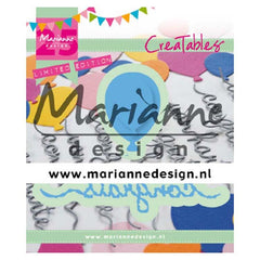 Marianne Design Creatables Congrats & Balloon - 25th Anniversary-1