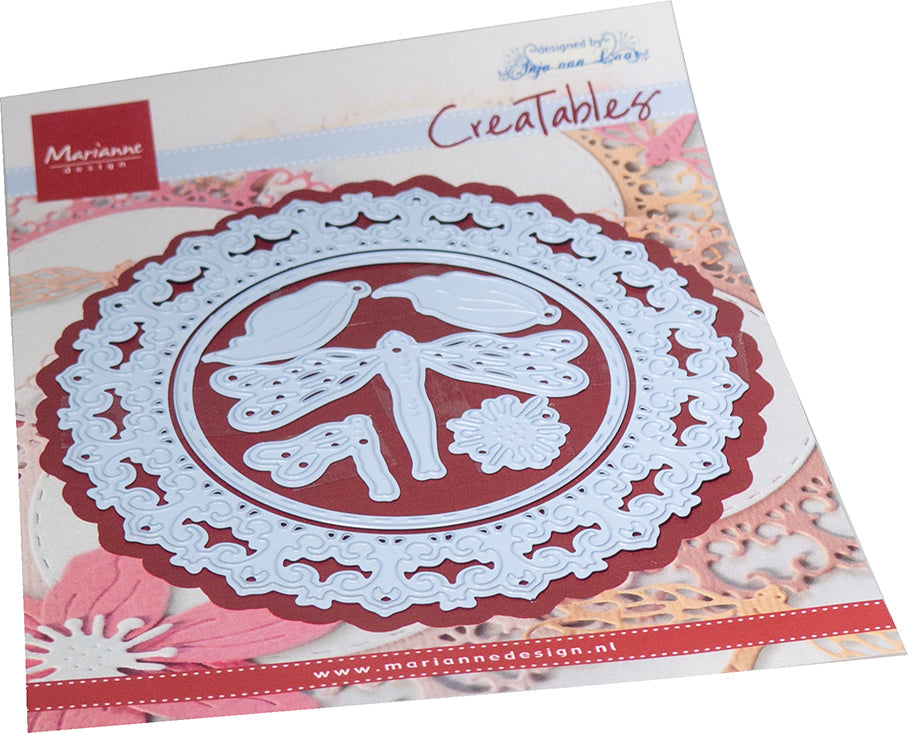 Marianne Design Creatables Die - Anja's Dragonfly Circle-1