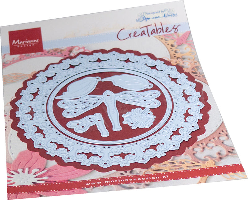 Marianne Design Creatables Die - Anja's Dragonfly Circle-1