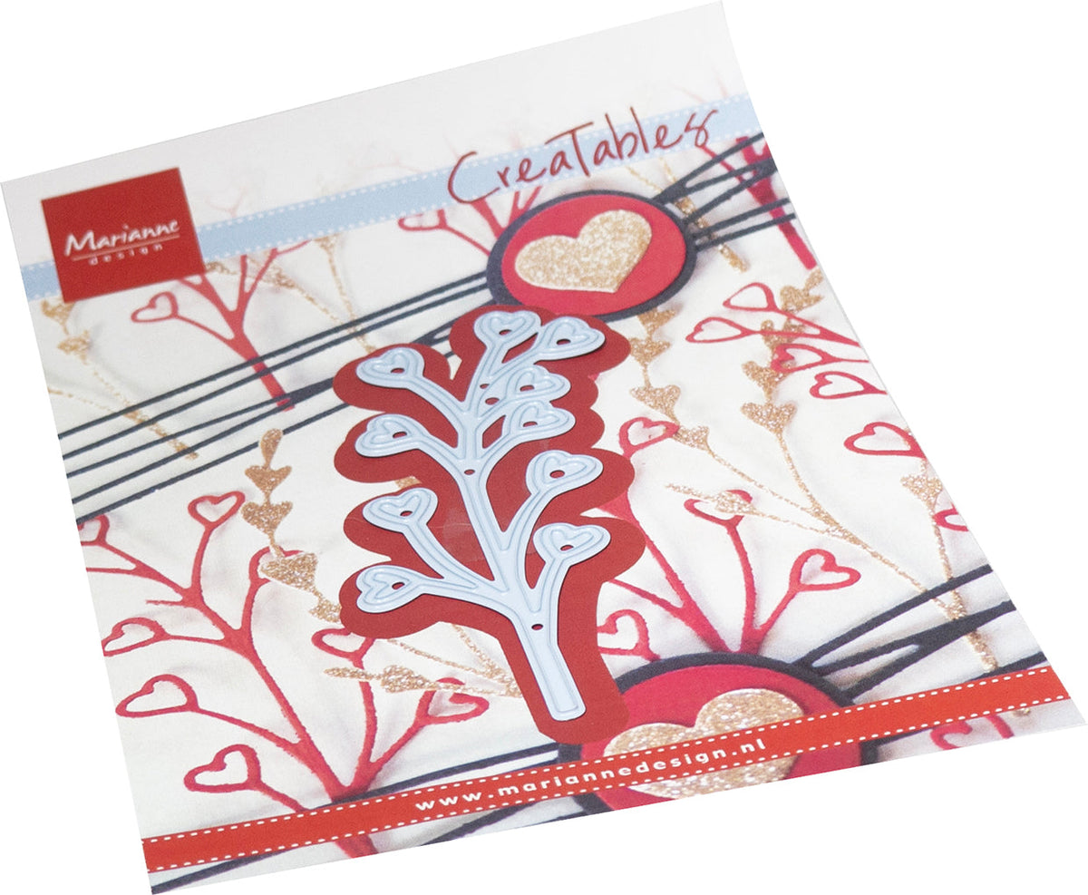 Marianne Design Creatables Die - Open Heart Sprig-1