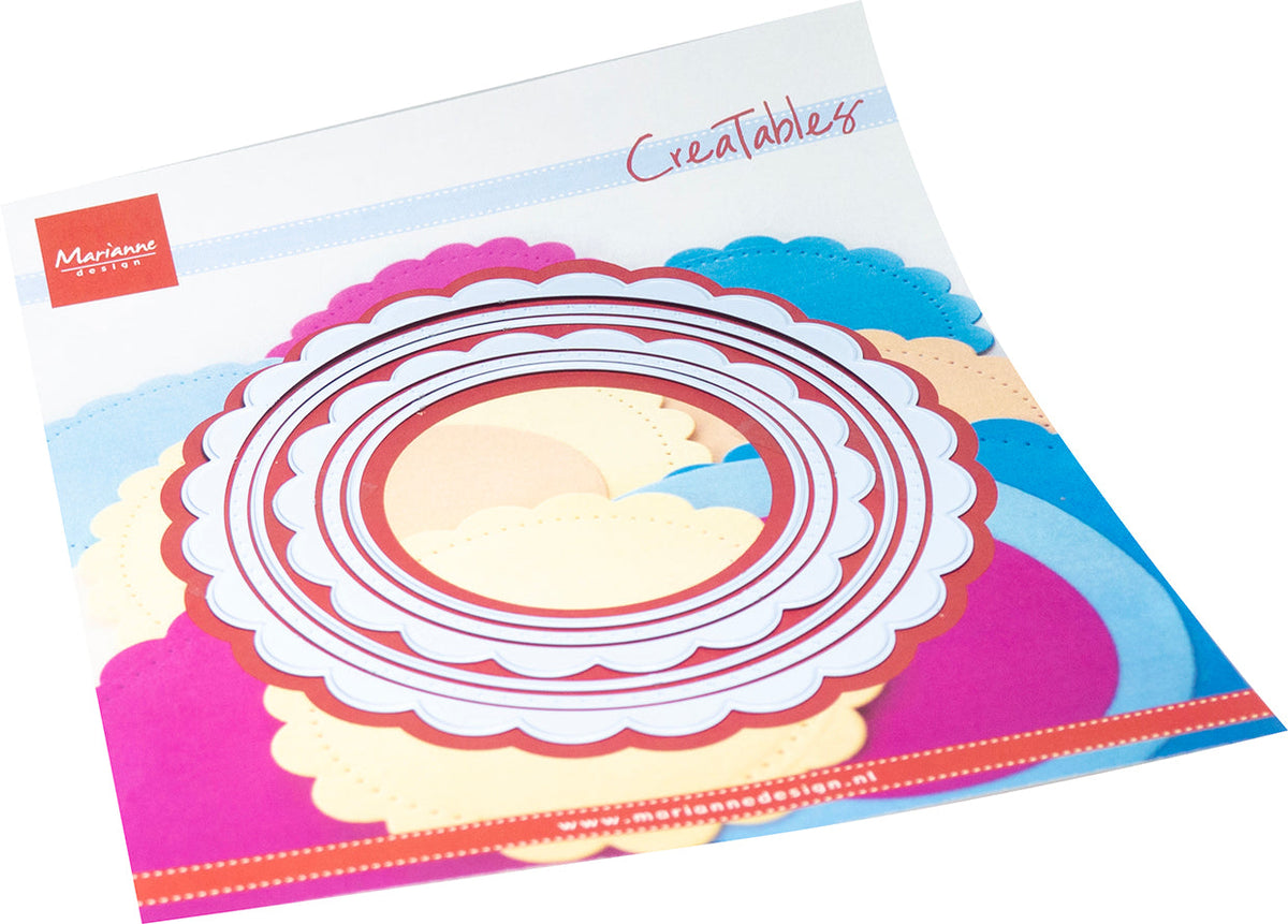 Marianne Design Creatables Die - Scalloped Circles-1