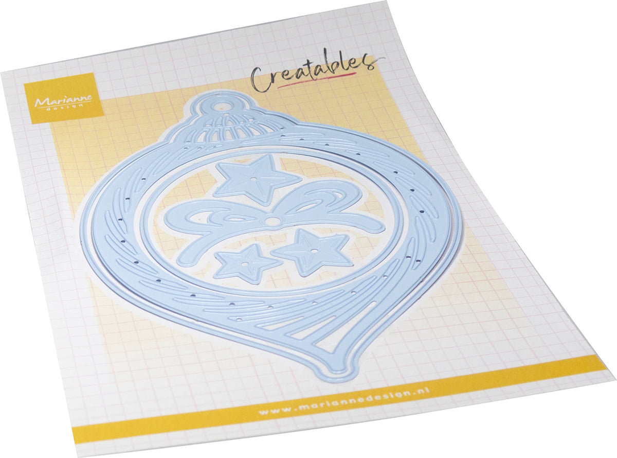 Marianne Design Creatables Die - Open Christmas Bauble-1