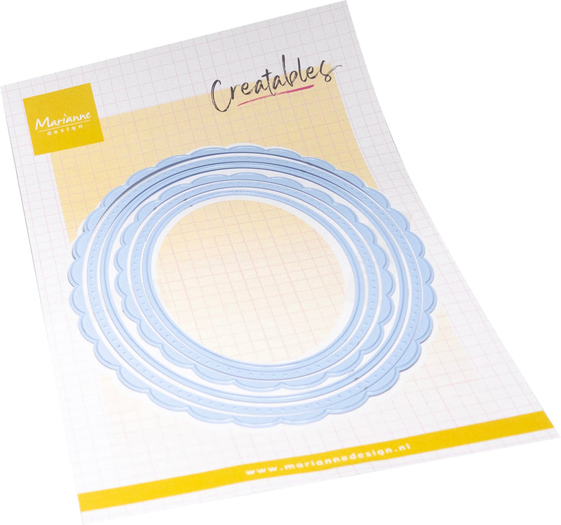 Marianne Design Creatables Die - Scalloped Oval-1