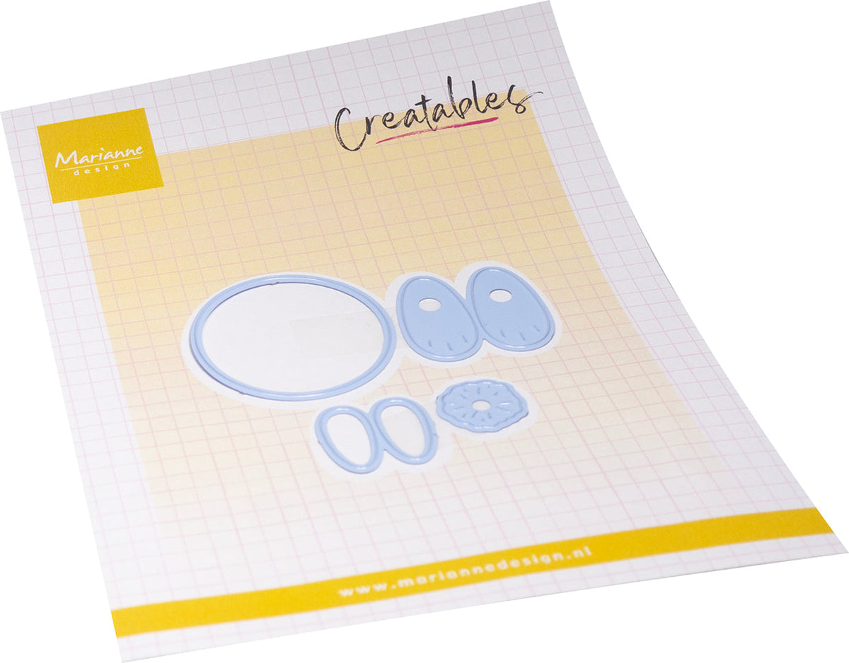 Marianne Design Creatables Die - Bunny Pompom-1
