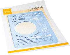 Matrice de découpe Marianne Design Creatables - Cadre musical (A6)-1