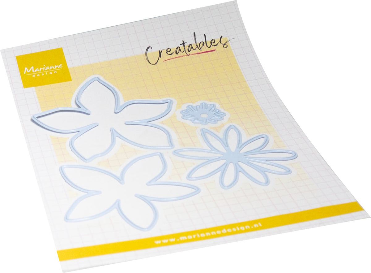 Marianne Design Creatables Die - Fantasy Flowers-1