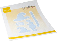 Marianne Design Creatables Die - Witch Hats & Broomstick-1