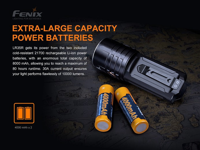 Fenix LR35R 10000 Lumen Rechargeable Flashlight-5