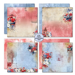 3Quarter Designs Love You 8x8 Paper Pack-3