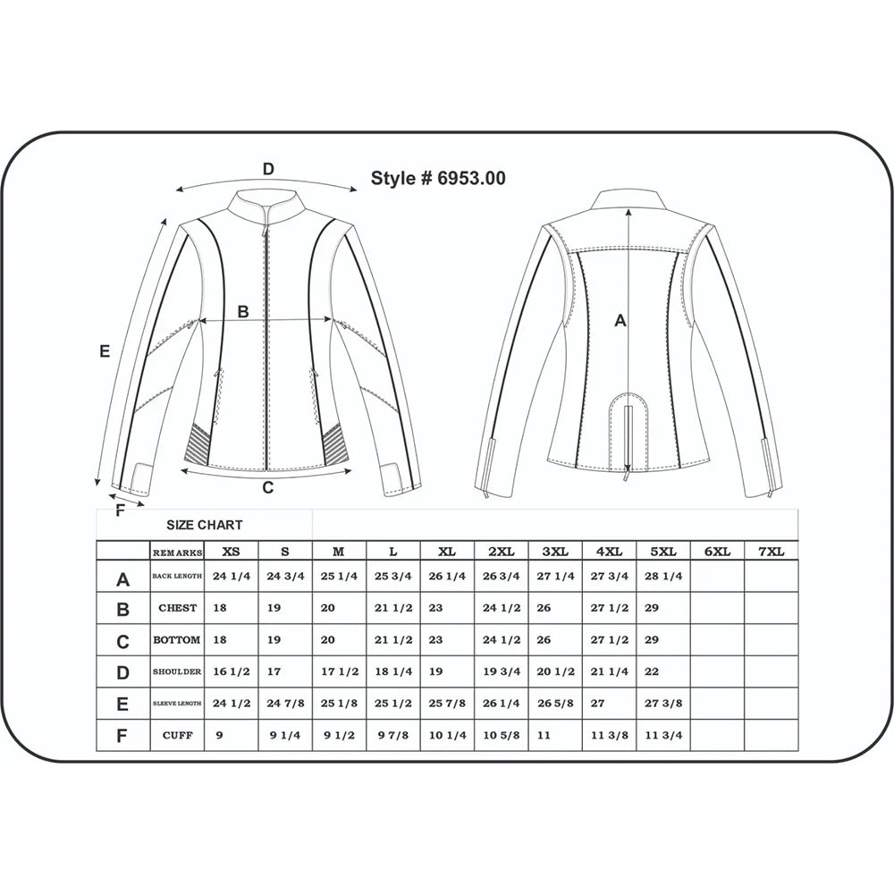 Unik International Women's Hoodie Motorcycle Jacket-6