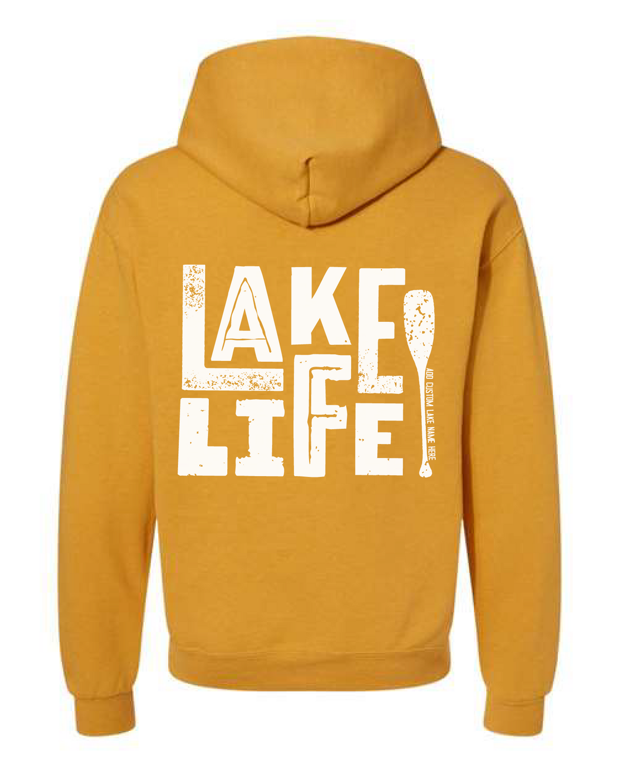 Lake Life Oar Personalized Lake Hoodie | Summer Apparel-2