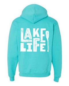 Lake Life Oar Personalized Lake Hoodie | Summer Apparel-4