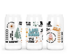 Lake Rules Glass Can with Bamboo Lid-2