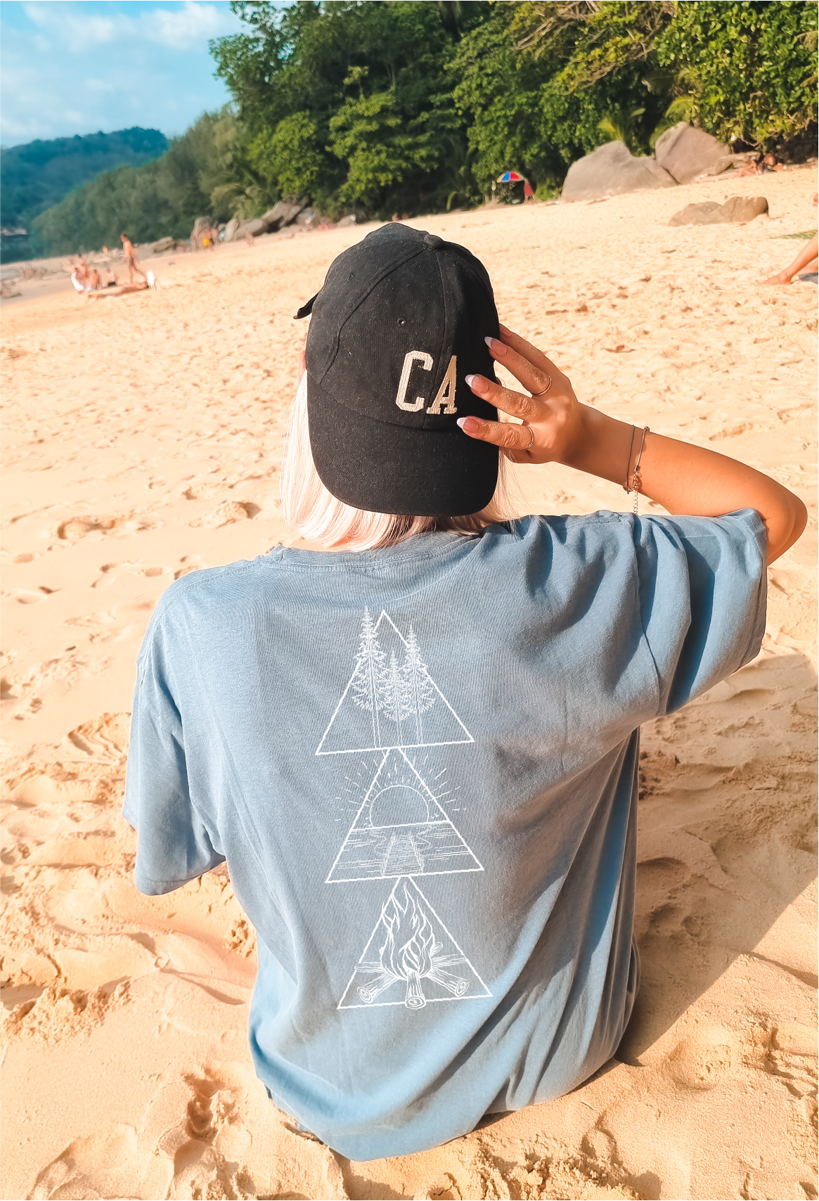 Lake Triangle T-shirt | Lake Shirt | Summer Shirt-2