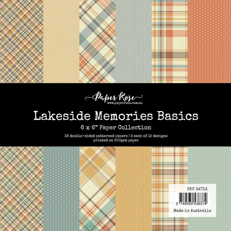 Collection de papiers « Lakeside Memories Basics » 6x6 34713-1