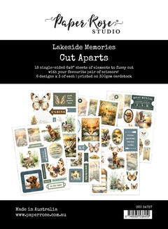 Souvenirs au bord du lac, éléments à découper 34737-1