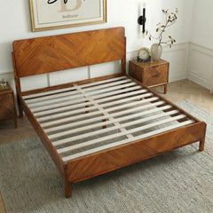 Estructura de cama de madera maciza Bifrost-8