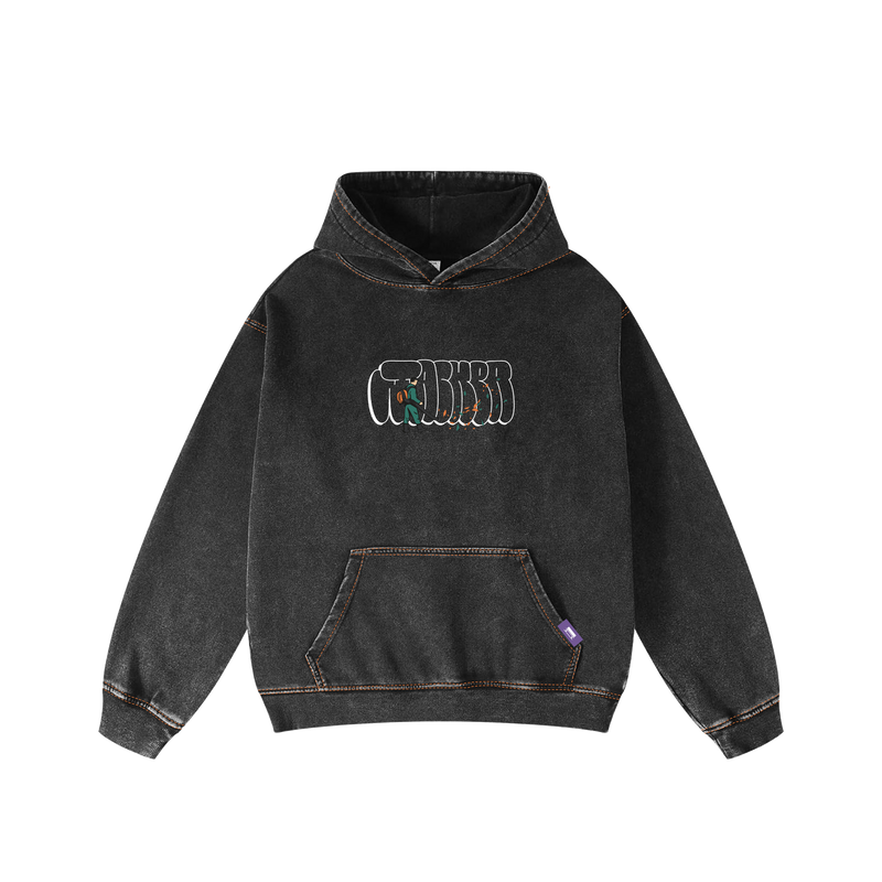 Jacker 'Landscaper' Hoodie - Black-1