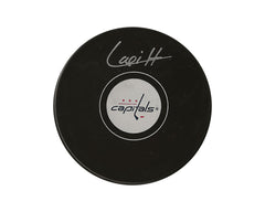 Hendrix Lapierre Autographed Washington Capitals Autograph Model Puck-1