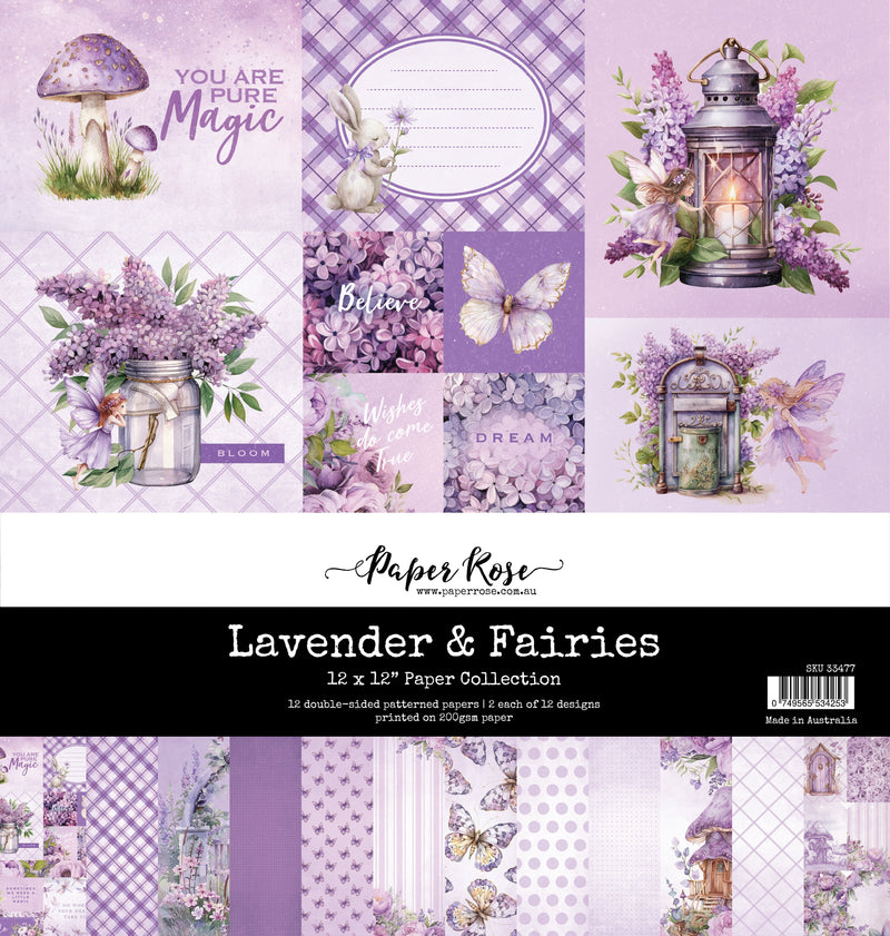 Lavender & Fairies 12x12 Paper Collection 33477-1