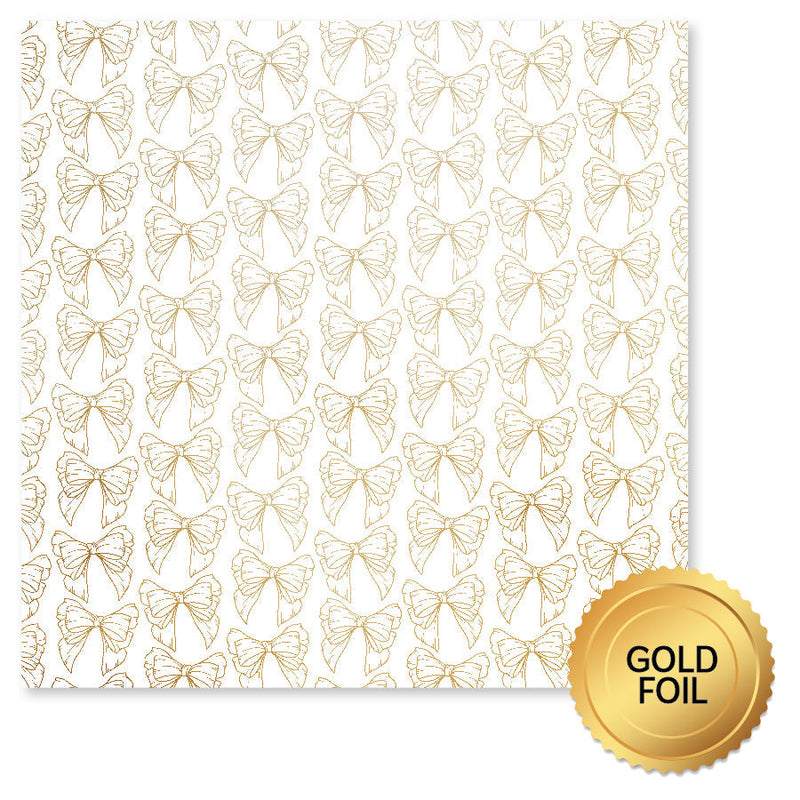 Lavender & Roses Gold Foil E 12x12 Paper (6pc Bulk Pack) 32235-1