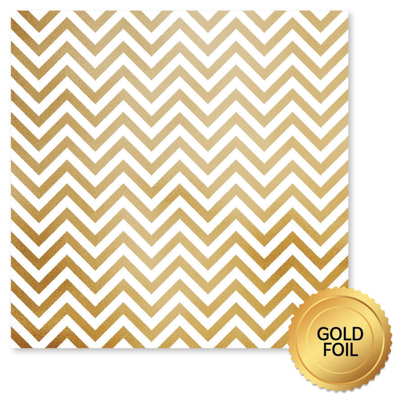 Lavender & Roses Gold Foil F 12x12 Paper (6pc Bulk Pack) 32238-1