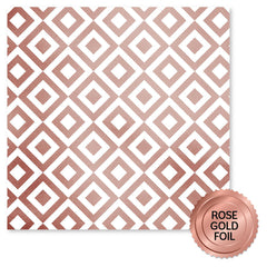 Lavender & Roses Rose Gold Foil C 12x12 Paper (6pc Bulk Pack) 32205-1
