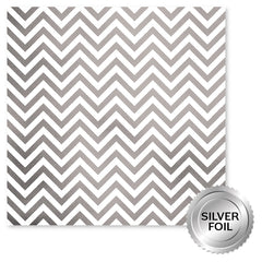 Lavender & Roses Silver Foil F 12x12 Paper (6pc Bulk Pack) 32262-1